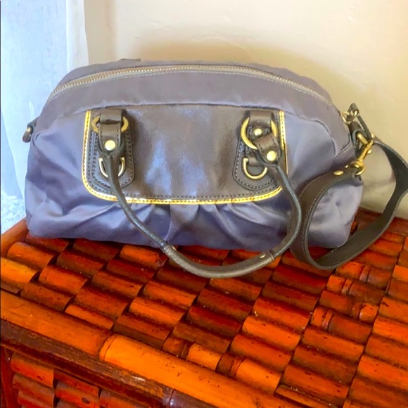 Coach hobo gunmetal $ gold purse. Small - Picture 5 of 7
